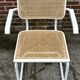 Set of 4 Cesca chairs model B64 with armrests Cesca Marcel breuer design