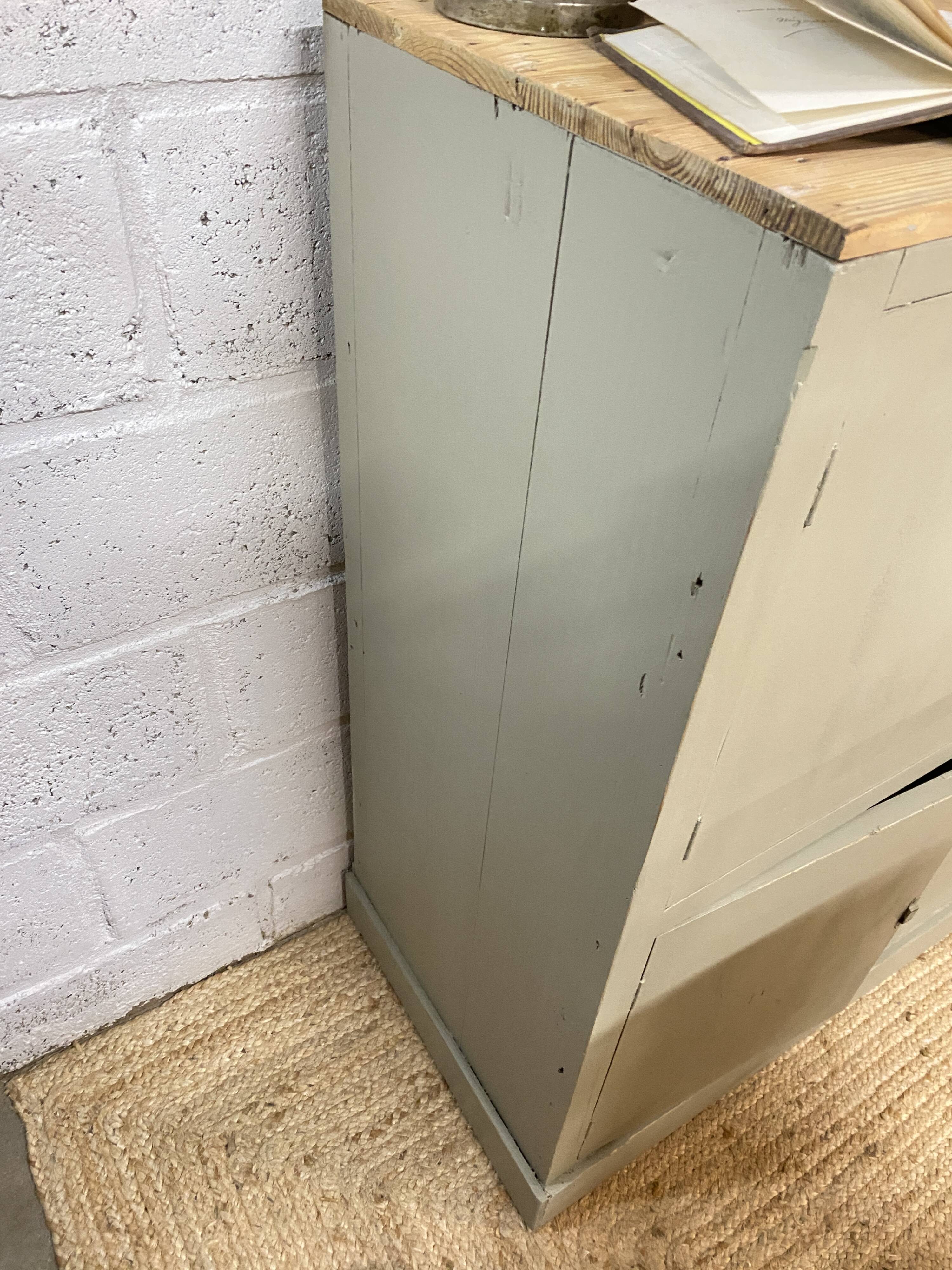 renovated antique sideboard - china cabinet