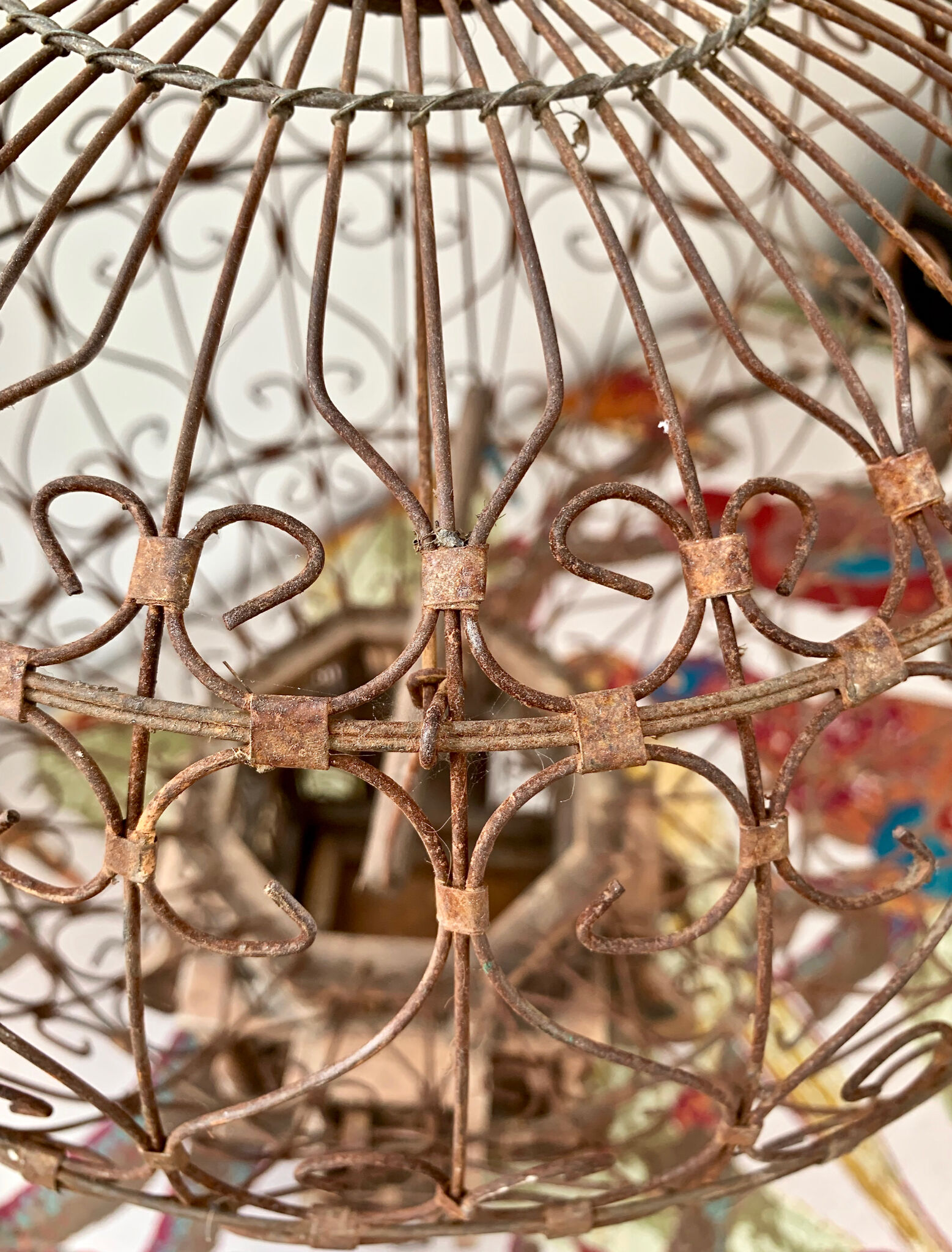 Vintage bird cage