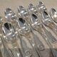 12 silver-plated coffee spoons, Christofle Vendome, 13.6 cm