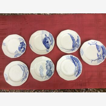 Old earthenware plates