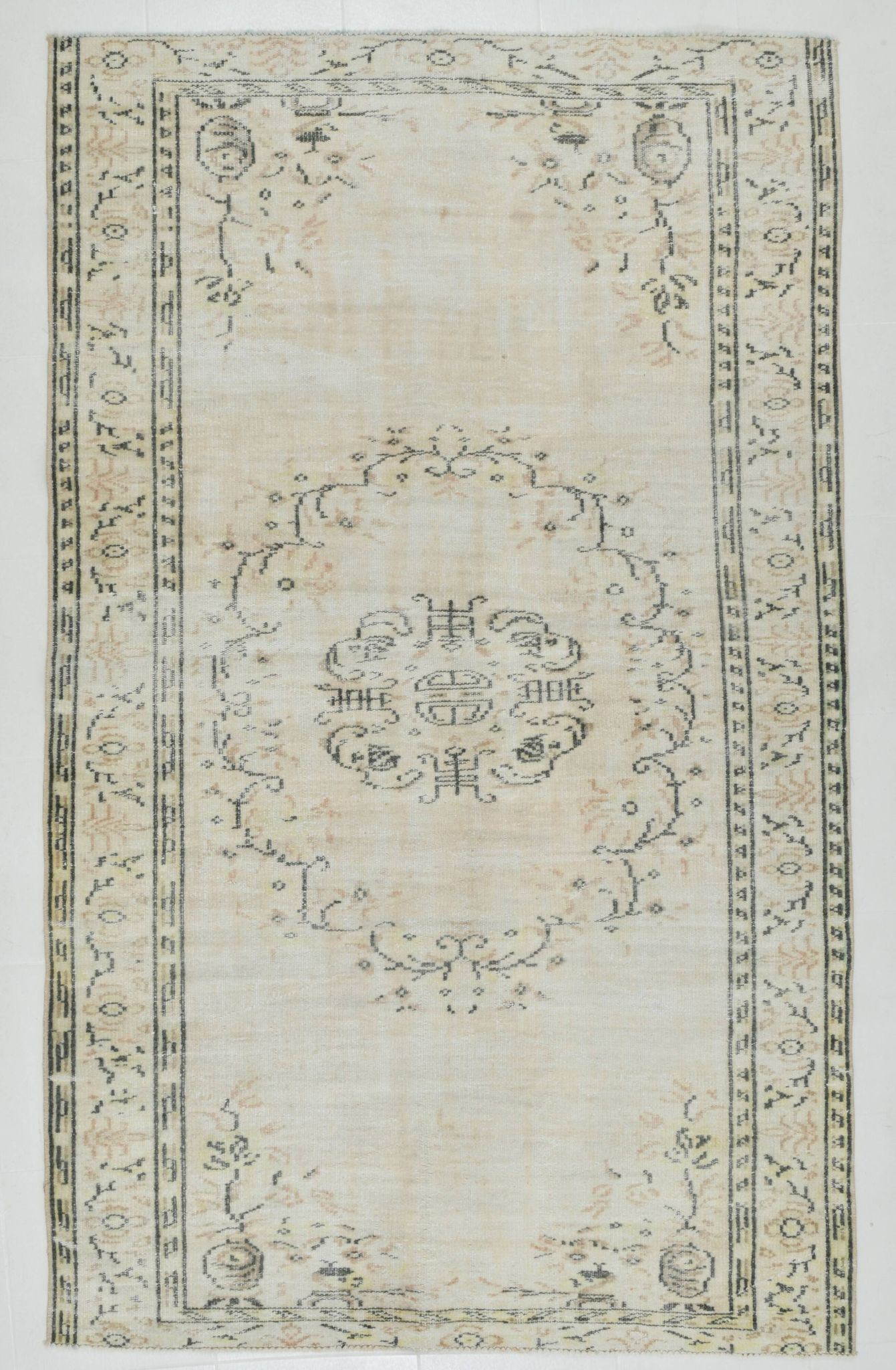 Vintage Turkish Rug, 162x264Cm