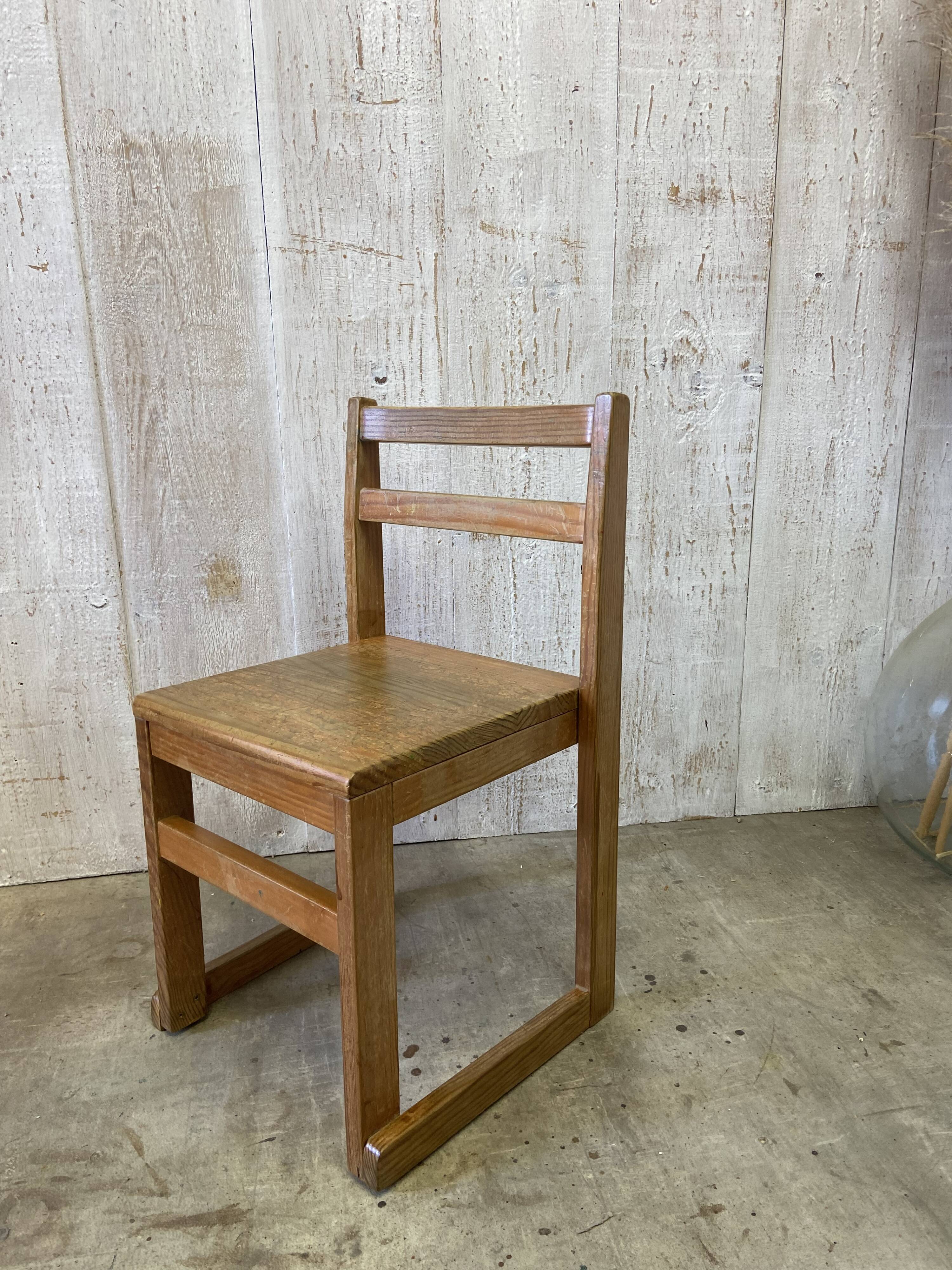 Vintage school chair