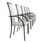 Set of 6 chairs from the 70s-80s by BC Design