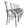Set of 6 chairs from the 70s-80s by BC Design