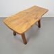 Vintage Brutalist Oak Tree Trunk Side Table, Spain, 1960s