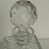 Lancel Paris vintage crystal whiskey decanter