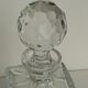 Vintage crystal whisky carafe Lancel Paris