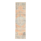 Tapis de couloir vintage orange pâle et bleu 3x9, 80x283 cm SK 6027