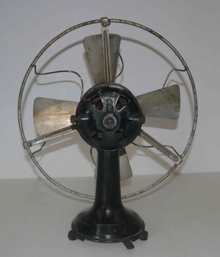 Ventilateur ancien en métal pour décoration années 30's