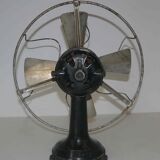 Old metal fan for decoration 30's years