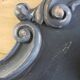 Antique carved wooden pediment
