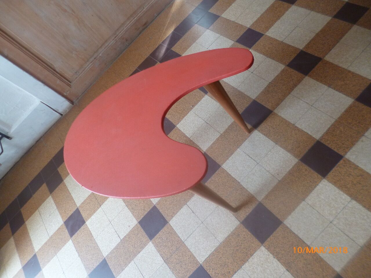 1960 Scandinavian Tripod Coffee Table