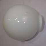 Glass vintage globe ceiling light