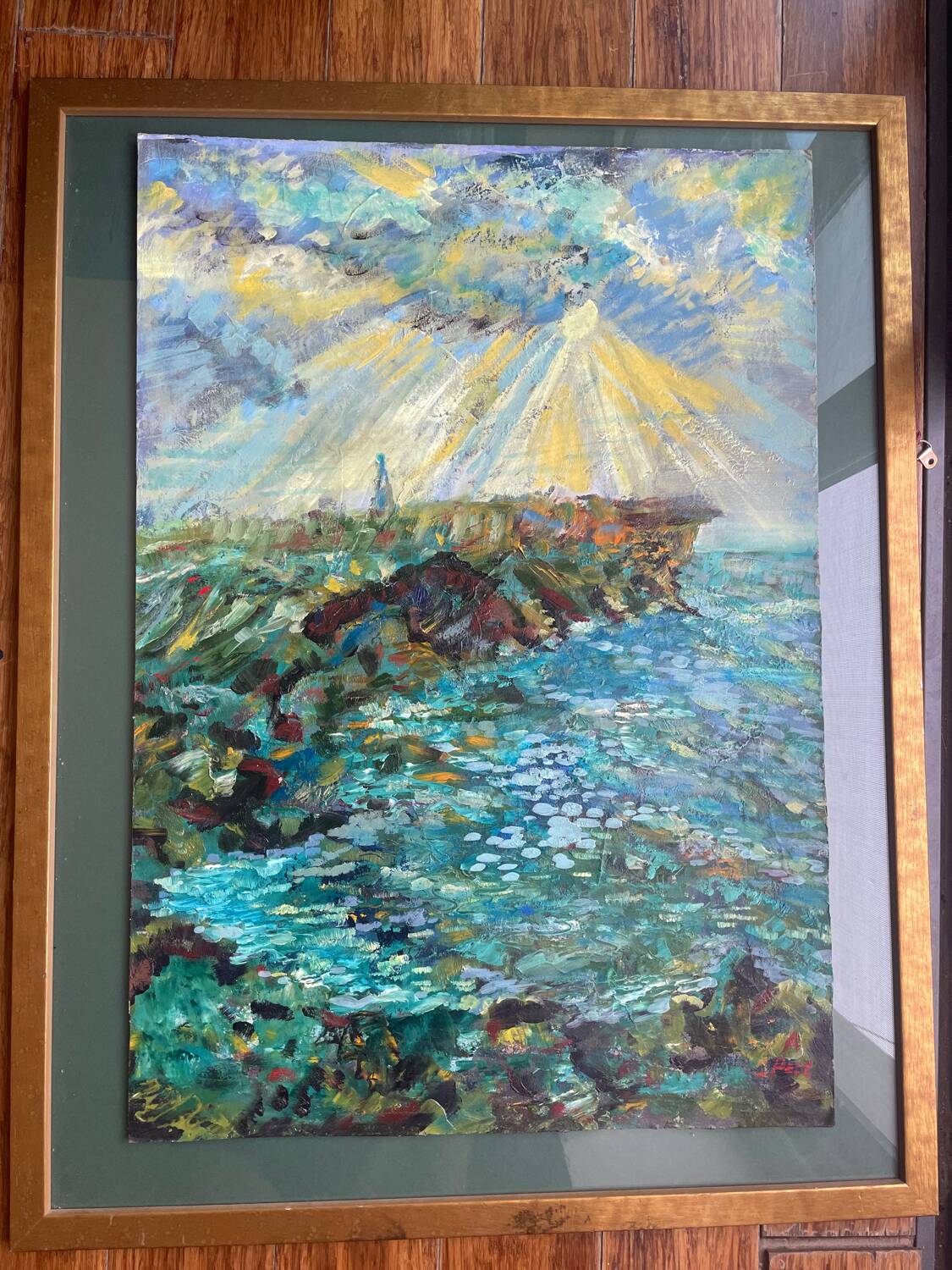 Paintings from 1950-60 oil on canvas