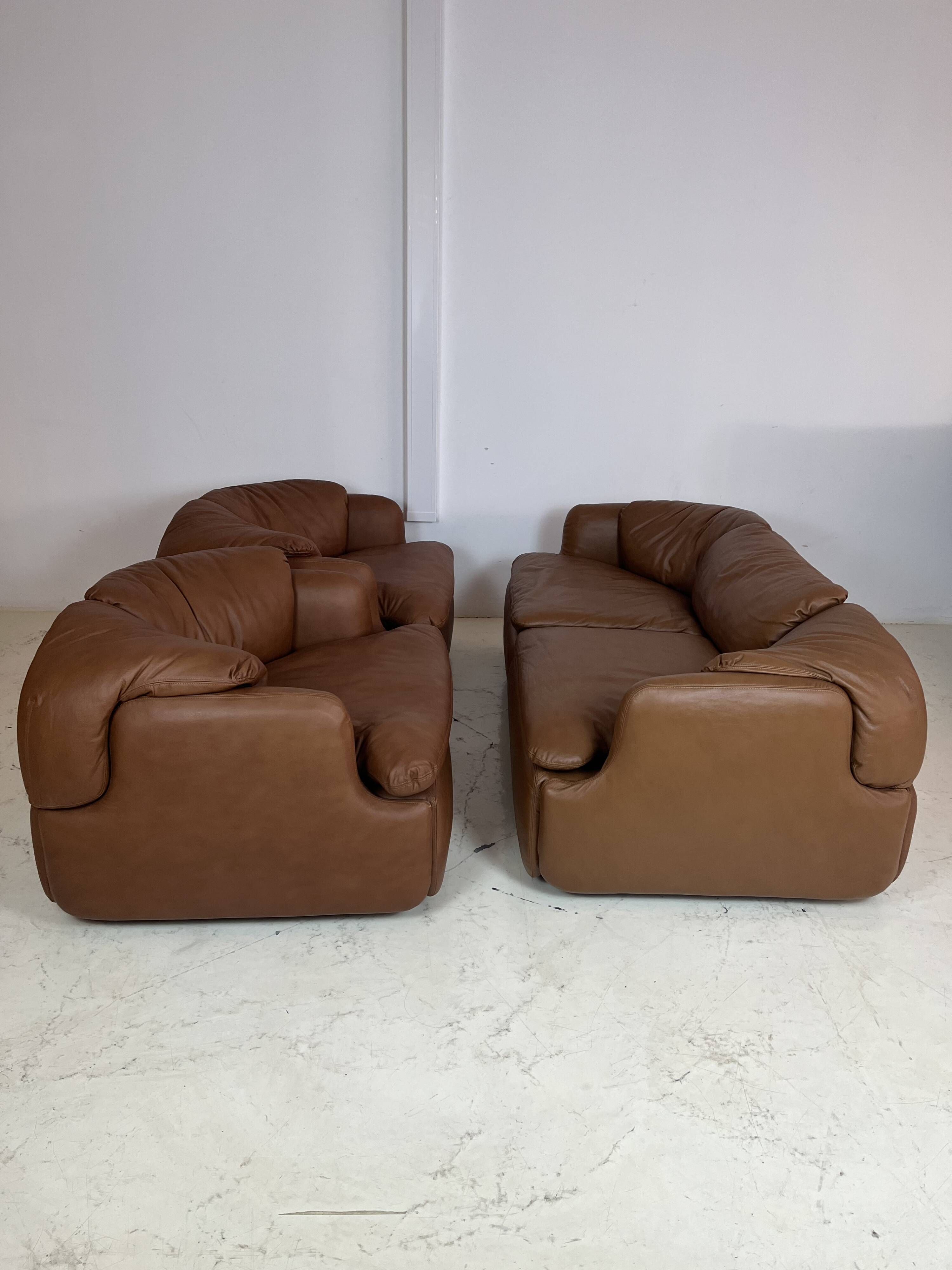 Chaises longues et canapé Confidential par Alberto Rosselli, ensemble de 3