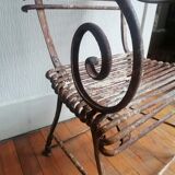 Old garden armchair Arras. 1890