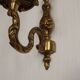 French Bronze Single Wall Sconce  Mid Century Single Light Fixture 5412