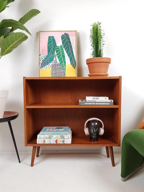 Danish teak veneer bookcase