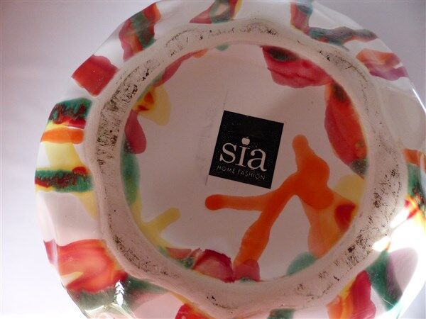 Sculptural vase de sia 1980 ceramics