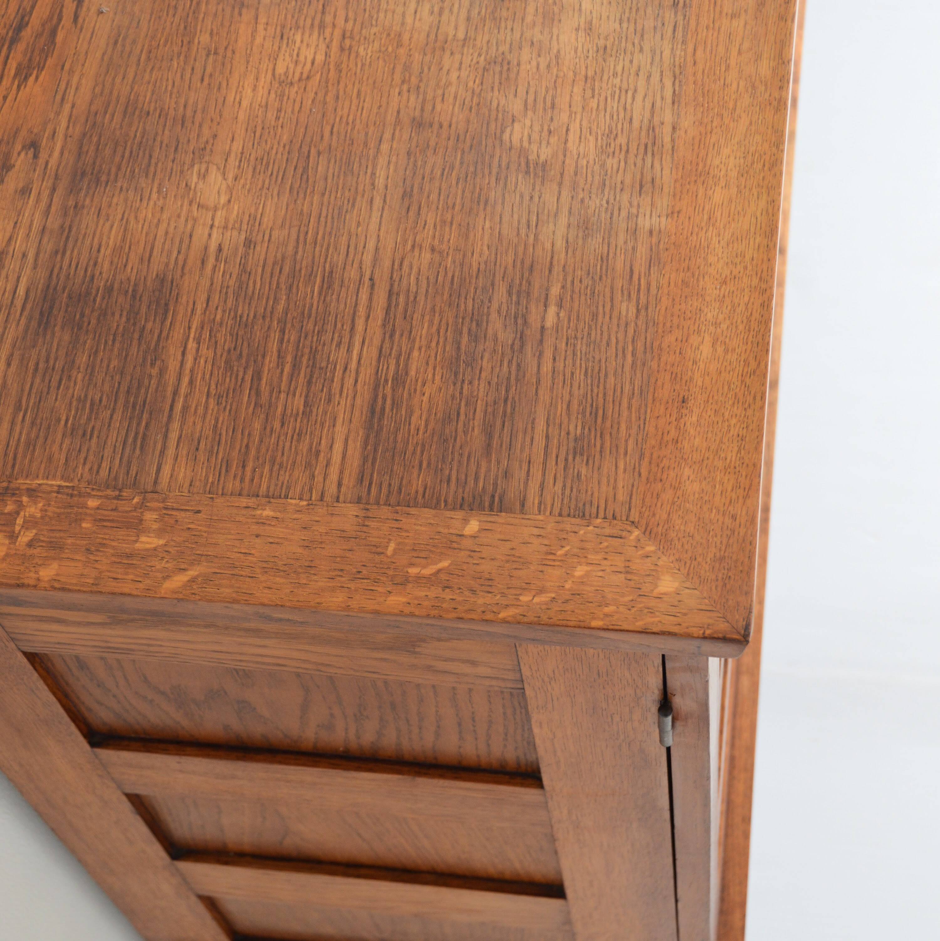 Rare René Gabriel oak sideboard from the 40s / 50s vintage