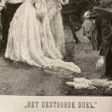 Illustration “The Interrupted Duel”José Garneloalda... 61cmx41cm