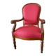 Fauteuil ancien restauré retapissé Louis-Philippe d’époque