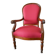 Fauteuil ancien restauré retapissé Louis-Philippe d’époque