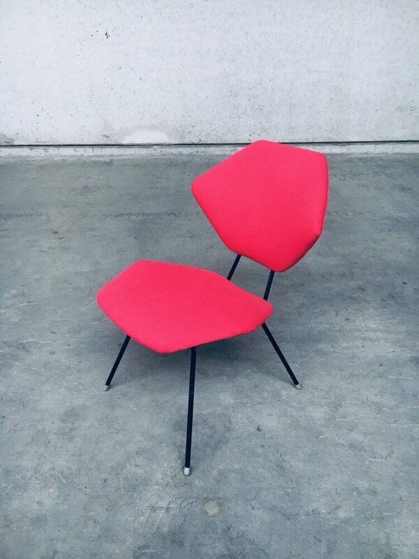 Set of Mid-Century Modern Low Side Chair Set, Italy, 1950s