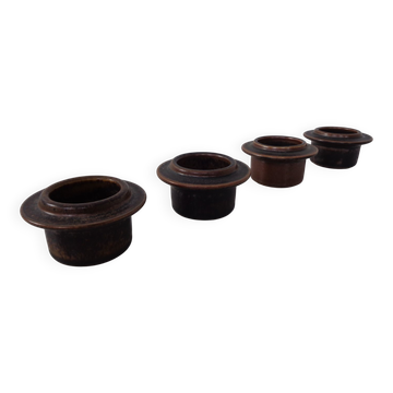 Russian Egg Cups by Ulla Procope for Arabia, 1960s, Set of 4