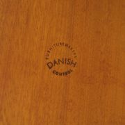 Round teak table, Danish design, 1960s, manufacturer: Gudme Møbelfabrik, de