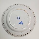 Antique plate in faience – Émile Gallé at Saint-Clément