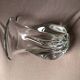 Transparent crystal vase