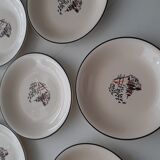 Set of 12 caps Salins
