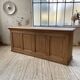 2m pine counter or central island with storage