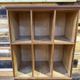 Workshop furniture in pitch pine - 1950s - Chest of drawers & Bookcase