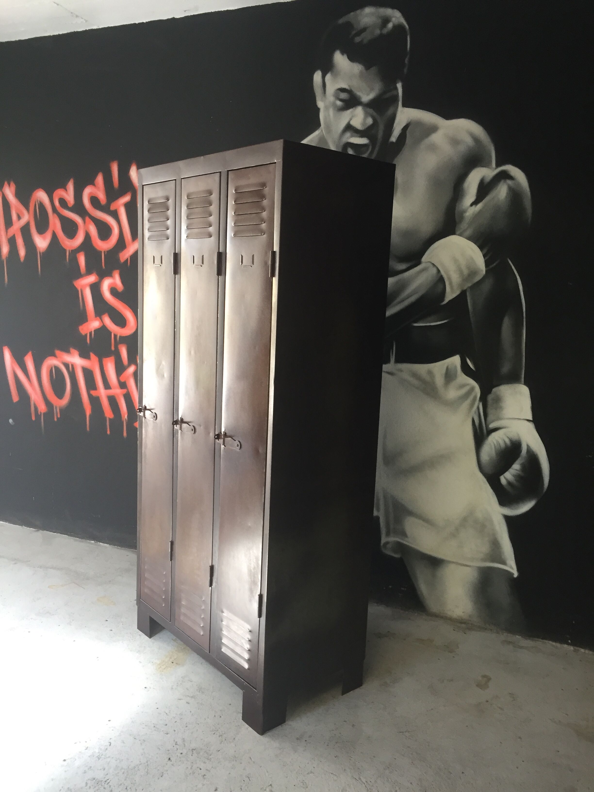 Industrial metal locker