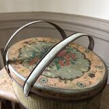 Sewing box, lithographed sheet metal box