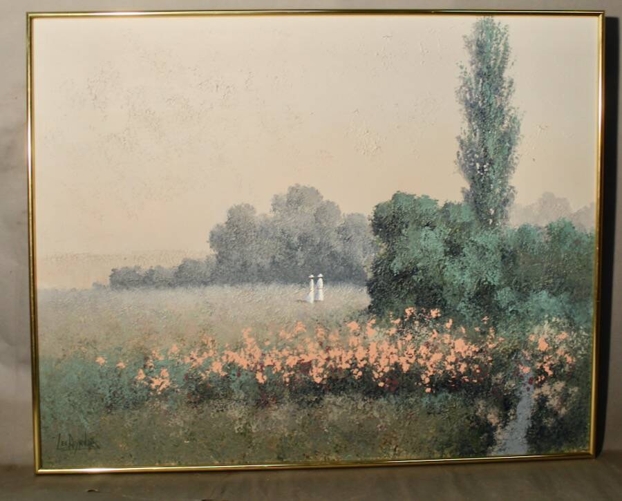 Large Oil On Canvas By Lee Reynolds (1936-2017)