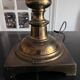 pair of american brass lamps
