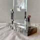 Art Deco photographic frame in marble and glass