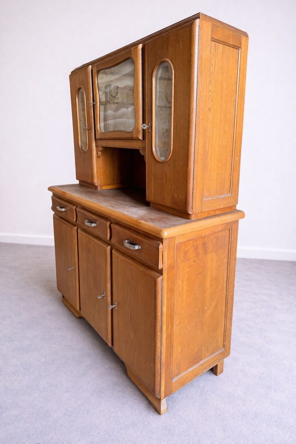 Buffet/vaisselier en bois ''Mado