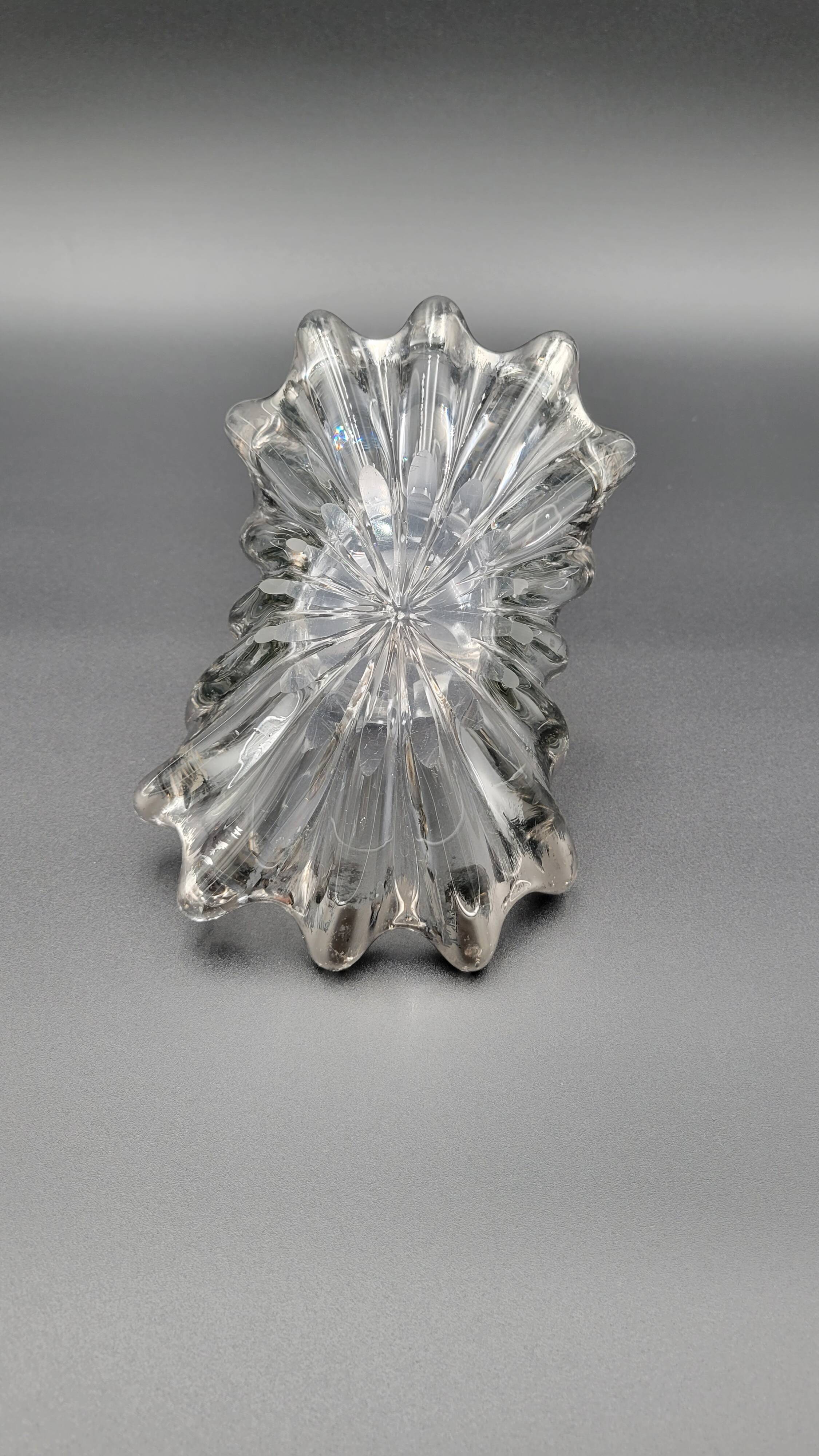 Art Deco glass empty pocket