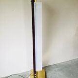 Plexiglass totem floor lamp, circa 1960.