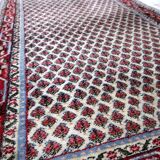 Tapis vintage indien Seraband fait main en laine – 94 x 162 cm – 1970s