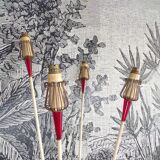 Lily of the valley floor lamp by René Mathieu for Lunel