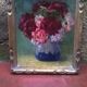 Tableau "au vase de pivoines"
