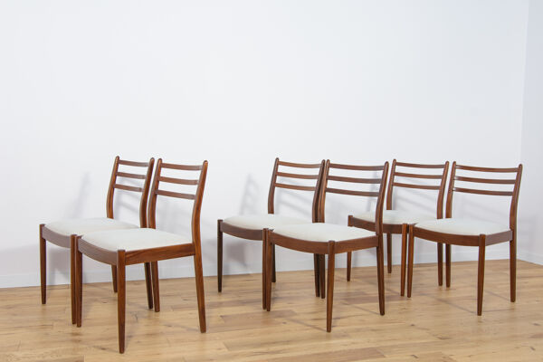 Chaises de salle à manger en teck des années 50 par Victor Wilkins pour G-Plan, années 1960, ensemble de 6.