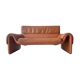 Tawny leather sofa De Sede "2011", Switzerland 1980