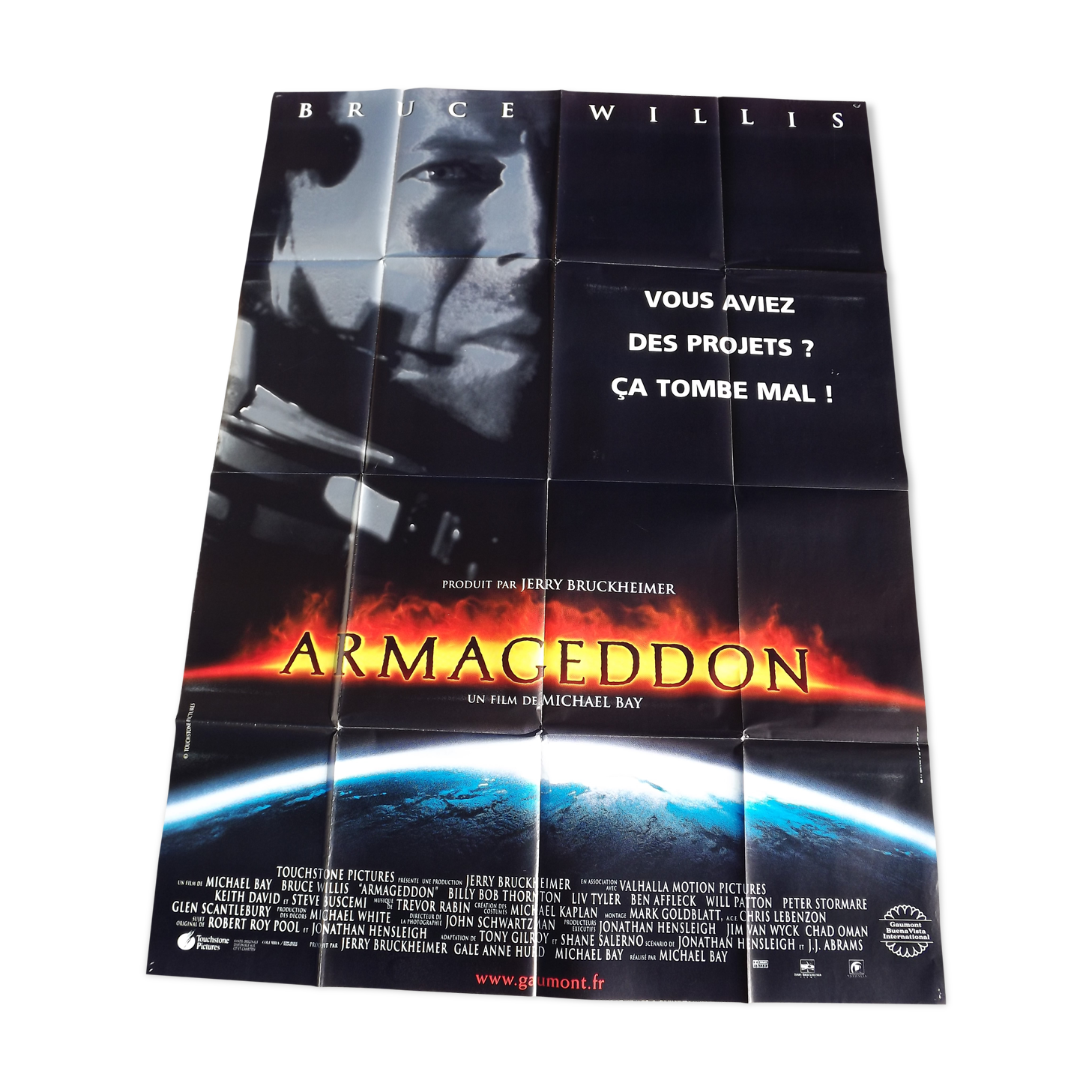 Affiche cinéma originale "armageddon" 120 x 160